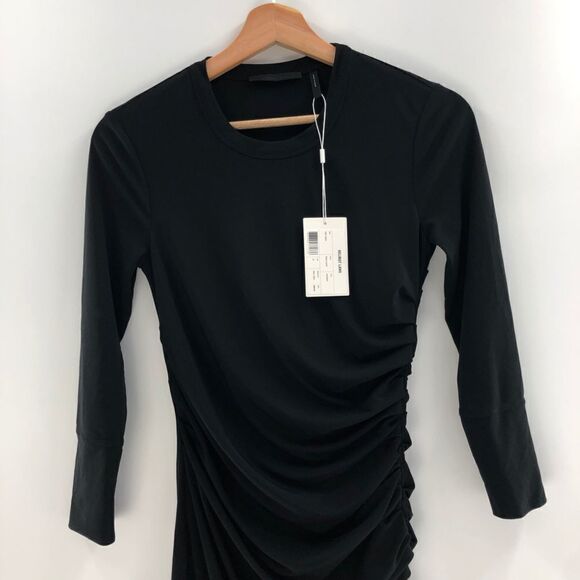 HELMUT LANG Twist Dress Black XS - Picture 6 of 10